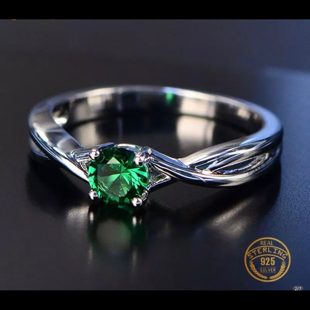 3 FOR $24 925 Natural Emerald Cocktail Ring